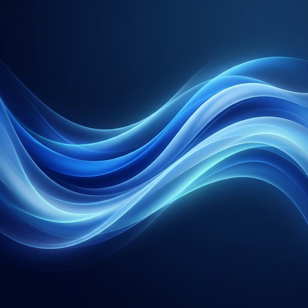 Blue Abstract Waves